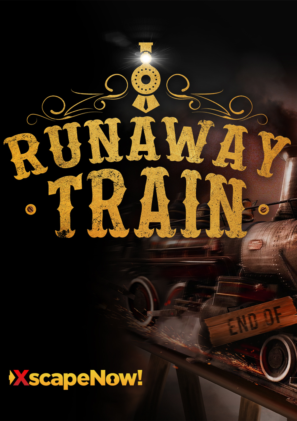 Image showing runaway train